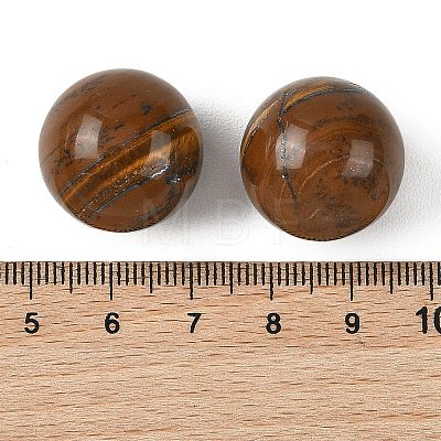 Natural Tiger Iron Sphere Beads GG-D003-A03-1
