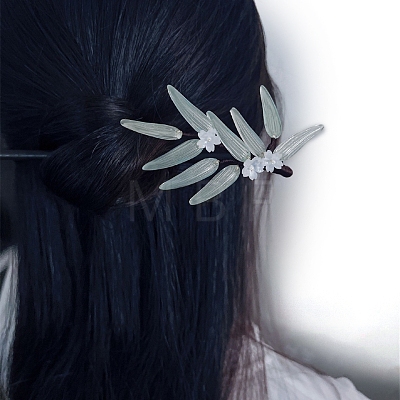 Bamboo Leaf Hair Sticks PW-WG05971-01-1