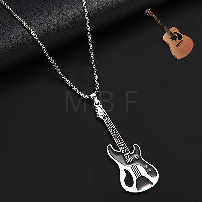 Alloy Pendant 316 Surgical Stainless Steel Chain Necklaces for Men FS-WG50373-06-1