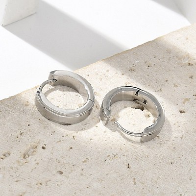 304 Stainless Steel Hoop Earrings for Women EJEW-C096-62P-1