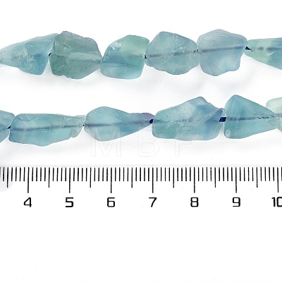 Raw Rough Natural Fluorite Beads Strands G-G116-B03-01-1