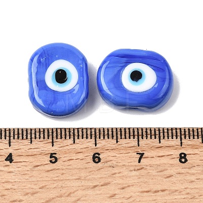 Handmade Evil Eye Lampwork Beads LAMP-G168-02-02-1