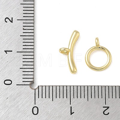 Brass Toggle Clasps KK-CBAFC6C-07I-G-1