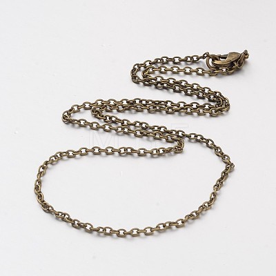 Iron Cable Chain Necklace Making X-NJEW-JN01385-03-1
