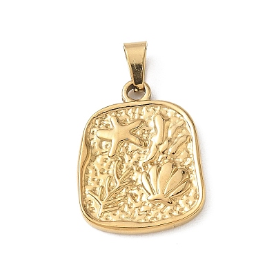 304 Stainless Steel Pendants SA-CBA34D4-03C-G-1