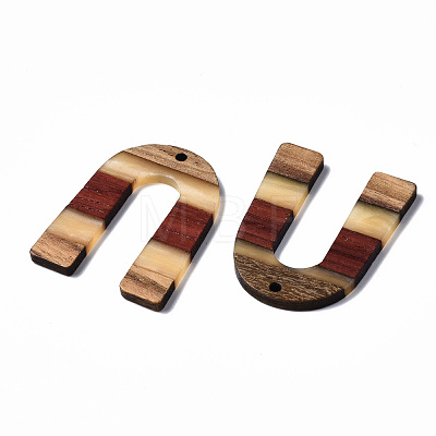 Resin & Walnut Wood Pendants RESI-R428-07-1