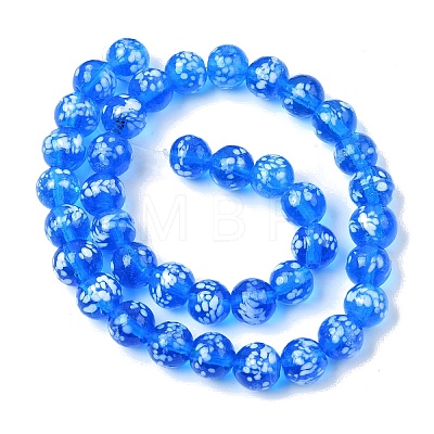 Handmade Lampwork Beads Strands LAMP-H071-01C-10-1