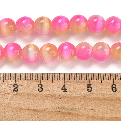 Cat Eye Beads Strands G-K378-A09-01-1