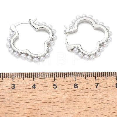 Brass Hoop Earrings for Women EJEW-A168-15P-1