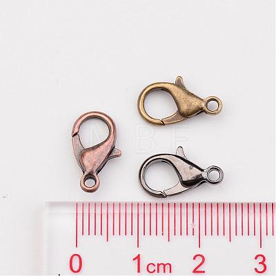 1 Box 240PCS 6 Colors Zinc Alloy Lobster Claw Clasps Jewelry Making Findings PALLOY-X0012-B-1
