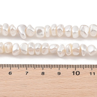 Electroplated Shell Pearl Beads Strands BSHE-C006-03B-1