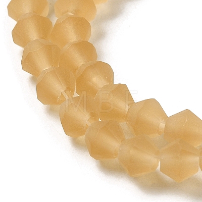 Imitate Austrian Crystal Frosted Glass Beads Strands EGLA-A039-T6mm-MD18-1