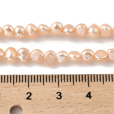 Natural Cultured Freshwater Pearl Beads Strands PEAR-A006-02D-1