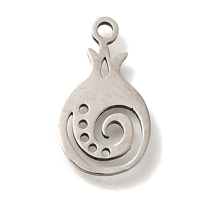 201 Stainless Steel Pendants STAS-R136-01P-04-1