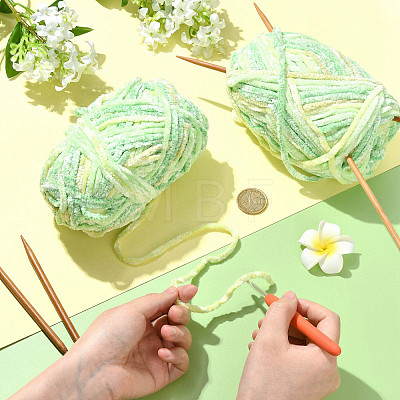 Soft Crocheting Polyester Yarn YCOR-FZC0001-01E-1