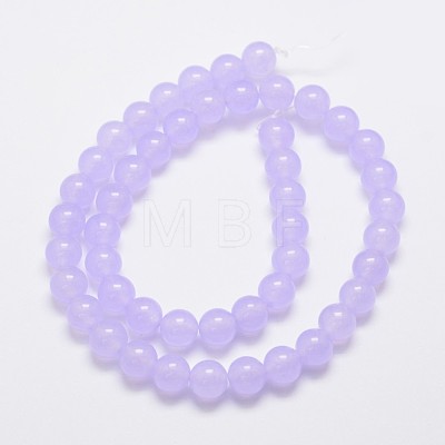 Natural & Dyed Malaysia Jade Bead Strands X-G-A146-8mm-A18-1