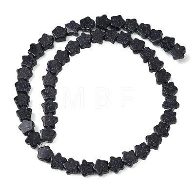 Synthetic Blue Goldstone Beads Strands GG-CBA199E-C02-01-1