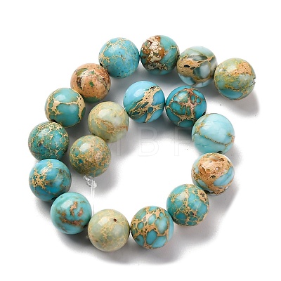 Dyed Natural Regalite/Imperial Jasper/Sea Sediment Jasper Beads Strands G-B124-C03-07-1