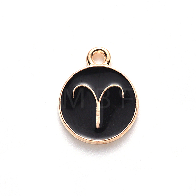 Alloy Enamel Pendants LS-ENAM-S124-01A-08A-1