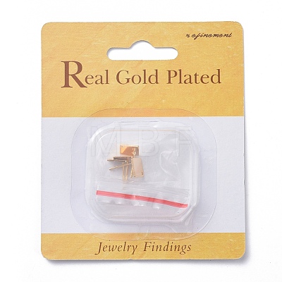 Brass Stud Earring Findings X-KK-N190-12-1