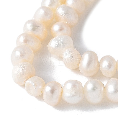 Natural Cultured Freshwater Pearl Beads Strands PEAR-I007-07L-01-1