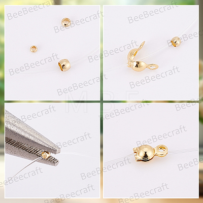 800Pcs 2 Colors 304 Stainless Steel Spacer Beads STAS-BBC0009-75B-1