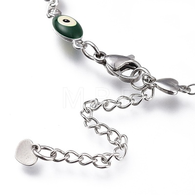 304 Stainless Steel Link Bracelets BJEW-M203-05P-A-1