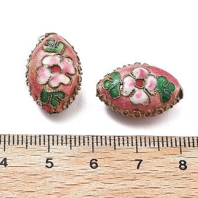 Handmade Cloisonne Beads CLB-Q002-09D-1