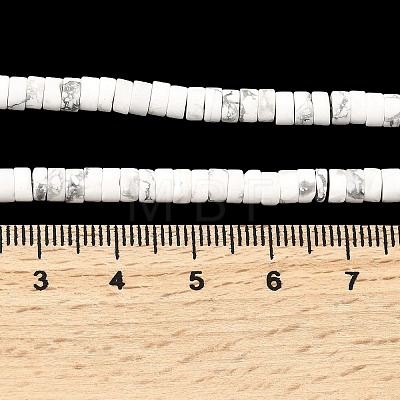 Natural Howlite Beads Strands X-G-Z089-A02-1