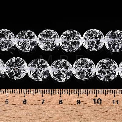 Transparent Glass Beads Strands GLAA-N001-53-1