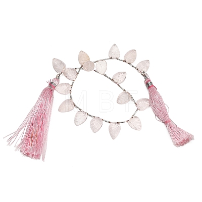 Natural Rose Quartz Carved Beads Strands GG-CBA0C95-E09-1