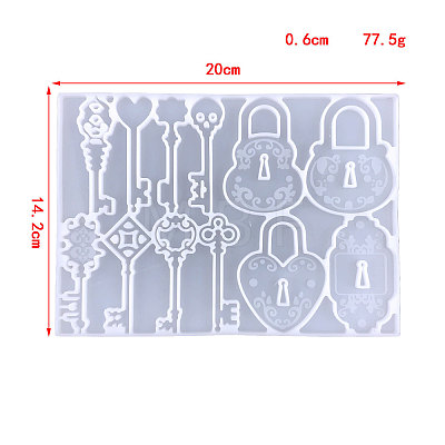 Rectangle Shape Keychain Molds Food Grade Silicone Molds SIMO-PW0001-360A-1