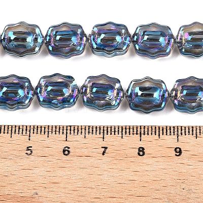 Electroplate Glass Beads Strands EGLA-T021-05H-1