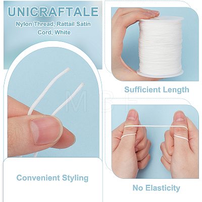 1Roll Nylon Braided Cord NWIR-UN0001-08B-1