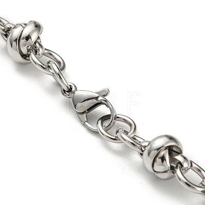 201 Stainless Steel Link Chain Necklace STAS-Z056-02P-1