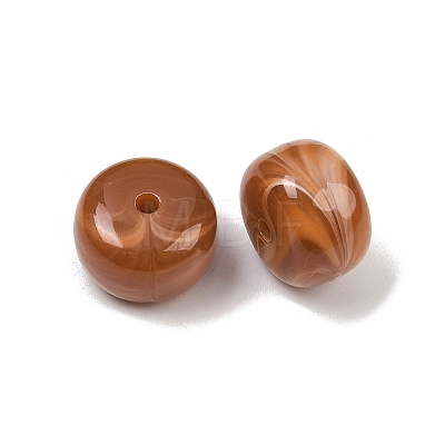 Opaque Acrylic Beads X-MACR-C037-03C-1