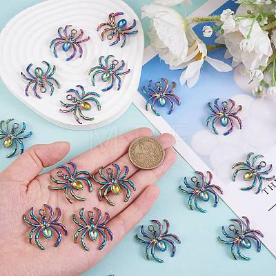 25Pcs Halloween Alloy Pendant Rhinestone Settings FIND-SZ0003-32-1