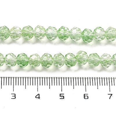 Transparent Crackle Glass Beads Strands CCG-L050-01B-03-1