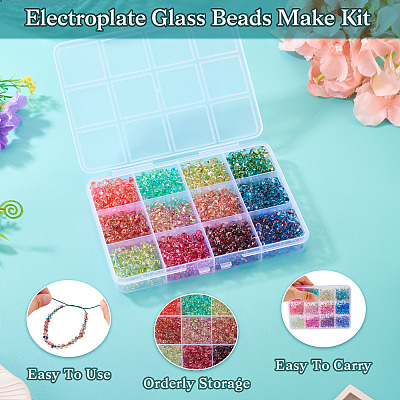180G 12 Colors 6/0 Gradient Color Glass Seed Beads SEED-TA0001-63-1