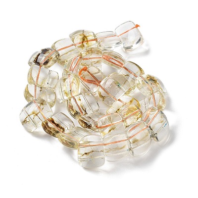 Transparent Glass Imitation Gemstone Beads Strands GLAA-G105-01E-1