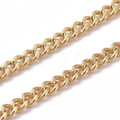 3.28 Feet Brass Curb Chains X-CHC-G005-05G-1
