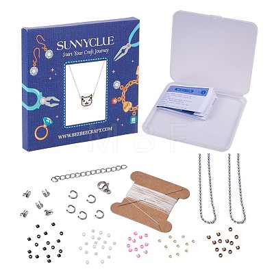 SUNNYCLUE Seed Beads DIY Anklet Sets DIY-SC0005-12-1