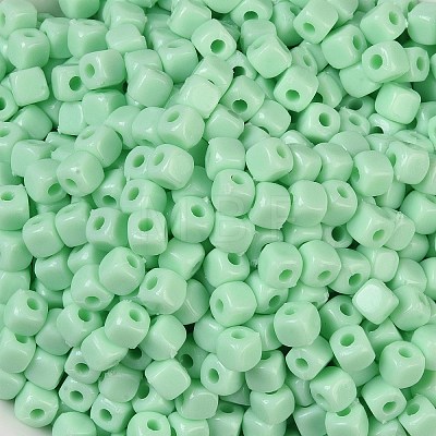 Opaque Acrylic Beads OACR-B025-06J-1