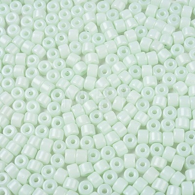 Opaque Baking Paint Glass Seed Beads SEED-T008-02M-1