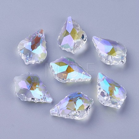 Faceted Glass Pendants X-GLAA-F068-C27-1