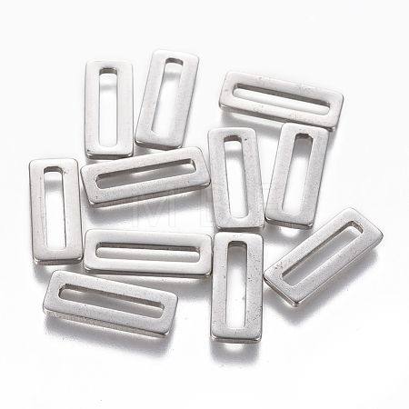 Tarnish Resistant 201 Stainless Steel Linking Rings STAS-L233-017P-1