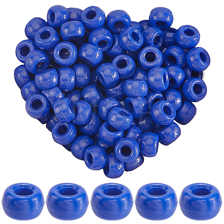 800Pcs Opaque Plastic Beads KY-SP0001-47H-1