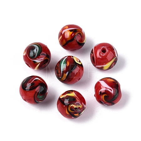 Handmade Lampwork Beads LAMP-Q039-05E-1