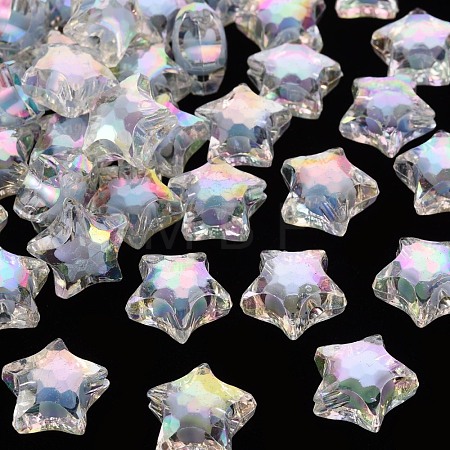 Transparent Acrylic Beads X-TACR-S152-02D-SS2113-1