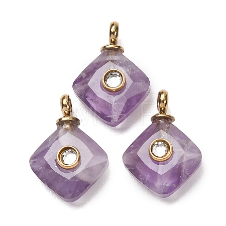 Natural Amethyst Pendants STAS-C184-14A-01-1